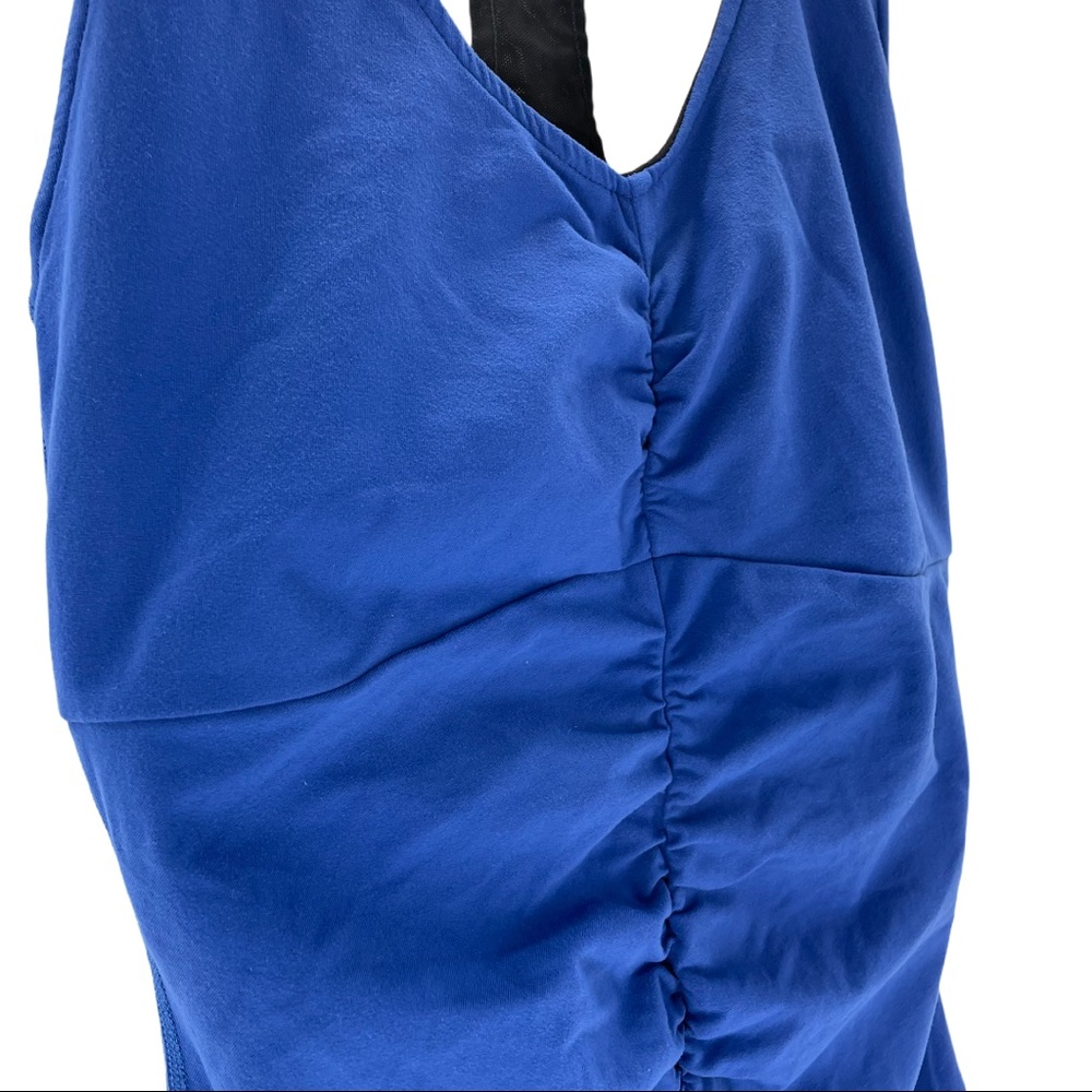 Lucy Ruched Racerback Yoga Tank Top Built In Bra - Picture 10 of 12